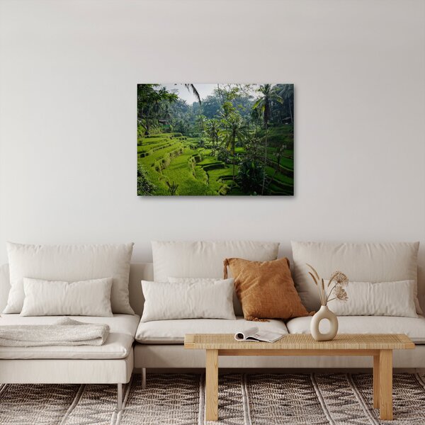 Slika rižinih terasa Tegalalang, Bali (70x50 cm)