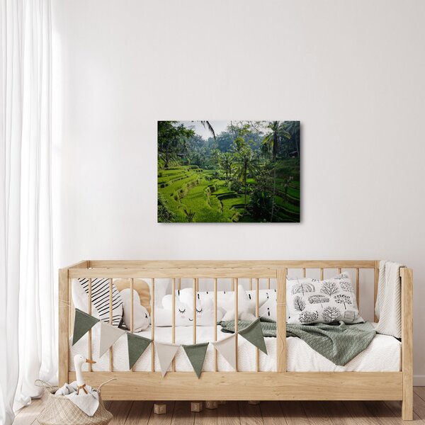 Slika rižinih terasa Tegalalang, Bali (70x50 cm)