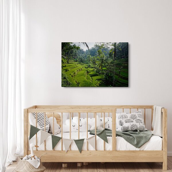 Slika rižinih terasa Tegalalang, Bali (90x60 cm)