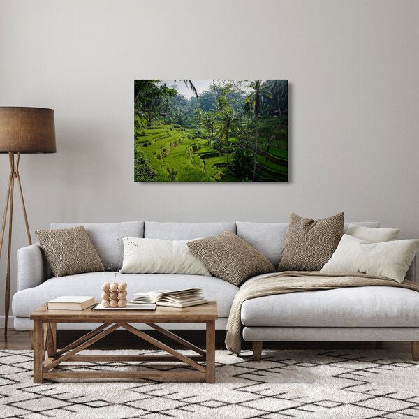 Slika rižinih terasa Tegalalang, Bali (90x60 cm)