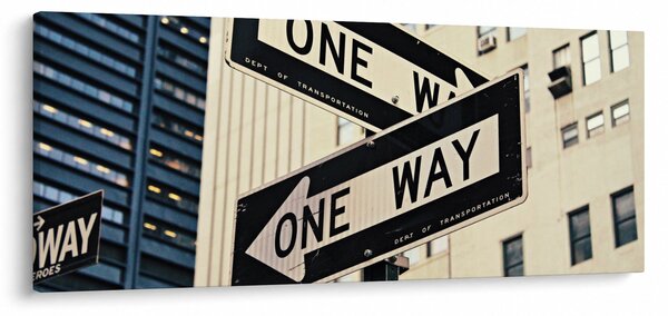 Slika - New York ONE WAY (120x50 cm)