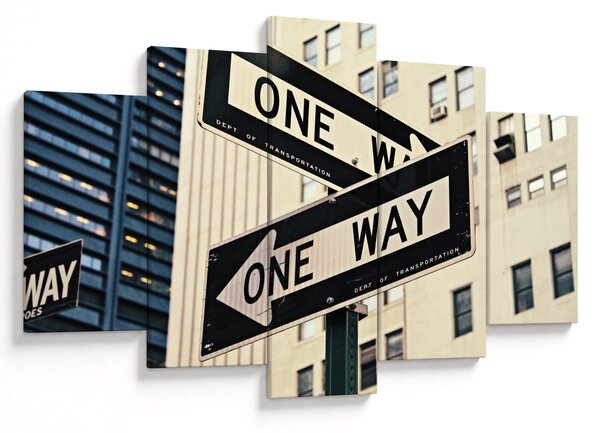 Slika - New York ONE WAY (150x105 cm)