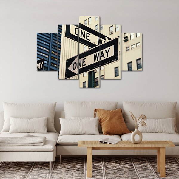 Slika - New York ONE WAY (150x105 cm)