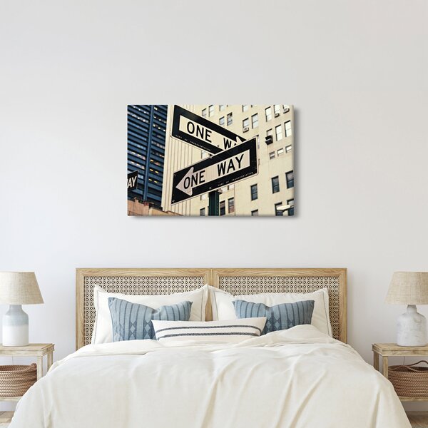 Slika - New York ONE WAY (90x60 cm)