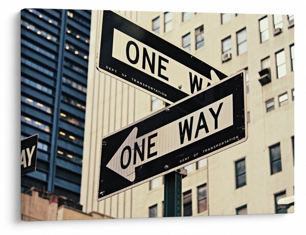 Slika - New York ONE WAY (70x50 cm)