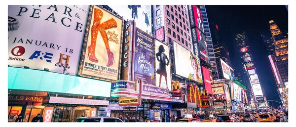 Slika - New York Theatre District (120x50 cm)