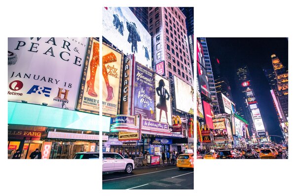 Slika - New York Theatre District (90x60 cm)