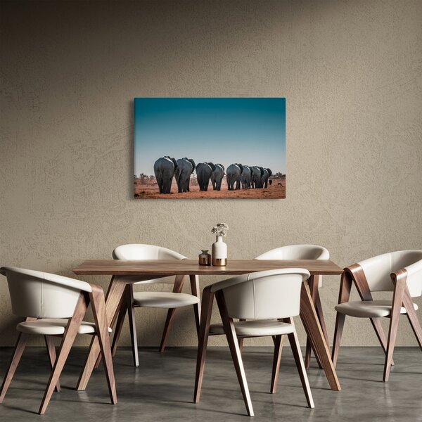 Slika - Odlazak slonova (90x60 cm)
