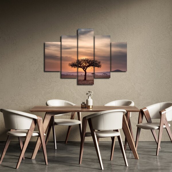 Slika zalaska sunca u Tanzaniji (150x105 cm)