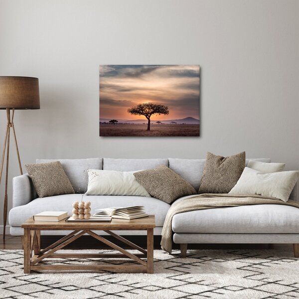 Slika zalaska sunca u Tanzaniji (70x50 cm)