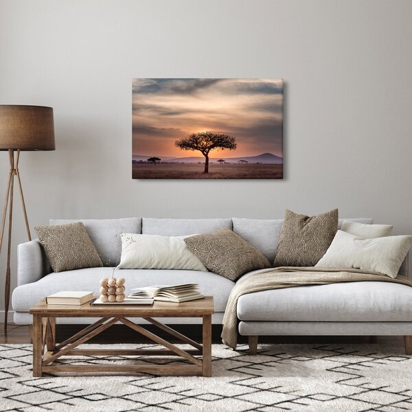 Slika zalaska sunca u Tanzaniji (90x60 cm)