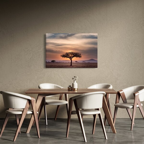 Slika zalaska sunca u Tanzaniji (90x60 cm)