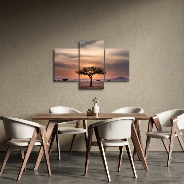 Slika zalaska sunca u Tanzaniji (90x60 cm)