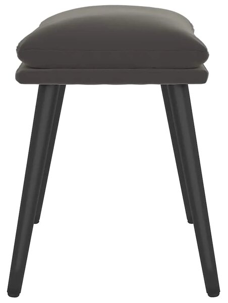 Tabure tamnosivi 45x29 5x35 cm baršunasti - Tamno siva