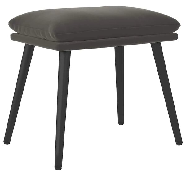 Tabure tamnosivi 45x29 5x35 cm baršunasti - Tamno siva