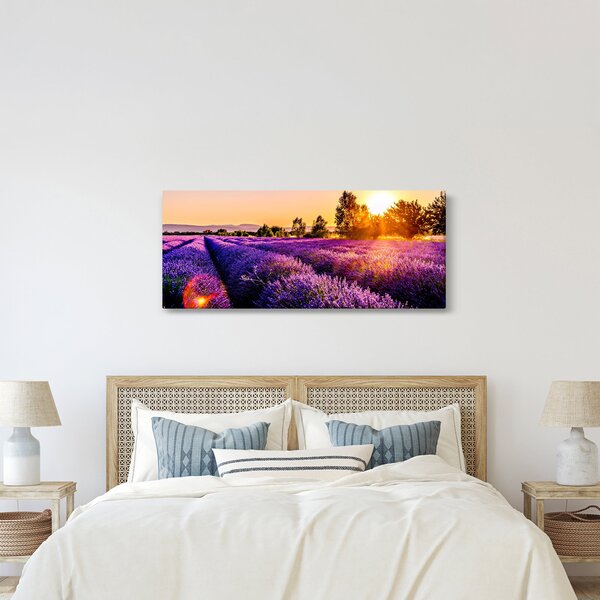 Slika polja lavande, Provence (120x50 cm)