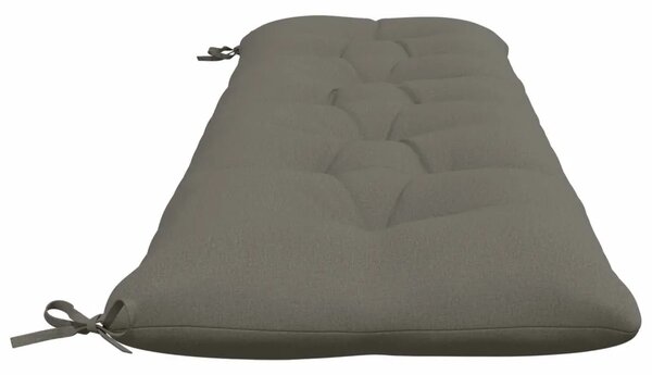 Jastučić za klupu VIANEN 100% poliester Siva 200 x 50 x 12 cm - Siva 200 x 50 x 12 cm
