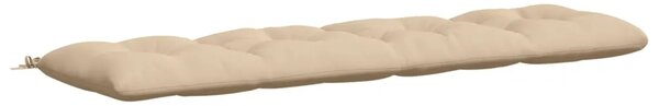 Jastučić za klupu VIANEN 100% poliester Krem 200 x 50 x 12 cm - Krem 200 x 50 x 12 cm