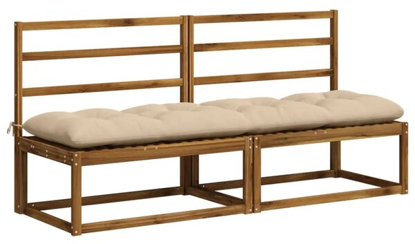 Jastučić za klupu VIANEN 100% poliester Krem 200 x 50 x 12 cm - Krem 200 x 50 x 12 cm