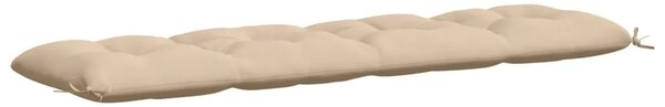Jastučić za klupu VIANEN 100% poliester Krem 200 x 50 x 12 cm - Krem 200 x 50 x 12 cm