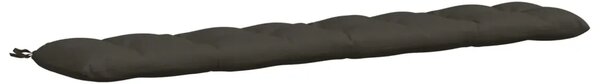 Jastučić za klupu VIANEN 100% poliester Antracit - Antracit 200 x 30 x 12 cm