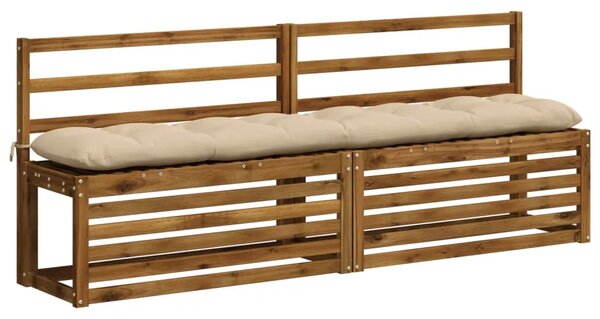 Jastučić za klupu VIANEN 100% poliester Krem 200 x 30 x 12 cm - Krem 200 x 30 x 12 cm