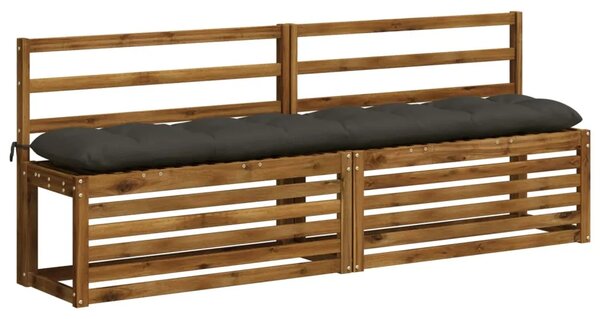 Jastučić za klupu VIANEN 100% poliester Antracit - Antracit 200 x 30 x 12 cm