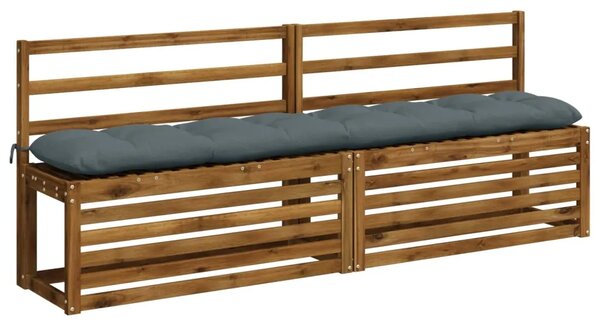 Jastučići za klupe VIANEN 2 kom. 100% poliester Plava - Plava 200 x 30 x 12 cm
