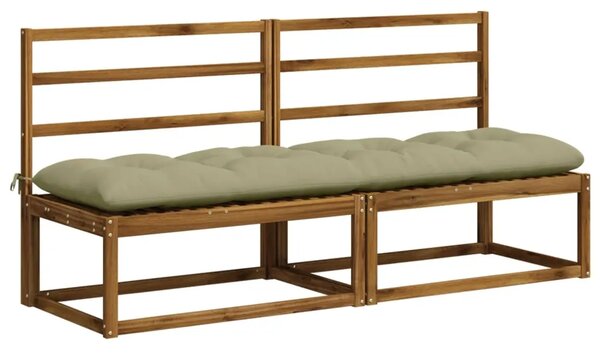 Jastučić za klupu VIANEN 100% poliester Svijetlo zelena - Svijetlo zelena 200 x 50 x 12 cm