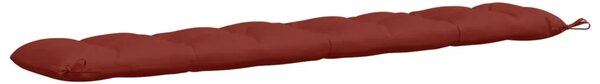 Jastučić za klupu VIANEN 100% poliester Crvena 200 x 30 x 12 cm - Crvena 200 x 30 x 12 cm