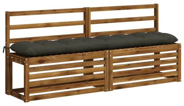 Jastučić za klupu VIANEN 100% poliester Antracit - Antracit 170 x 30 x 12 cm