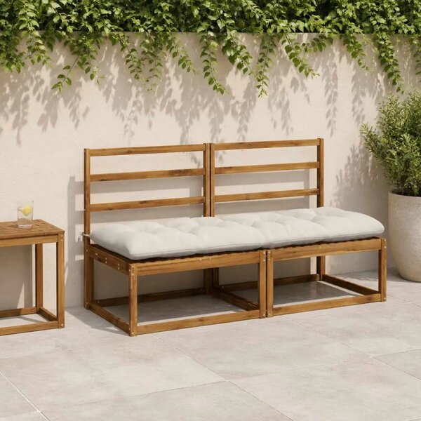 Jastučić za klupu VIANEN 100% poliester Bijela 180 x 60 x 12 cm - Bijela 180 x 60 x 12 cm