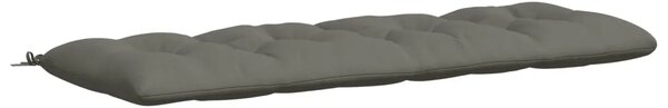 Jastučić za klupu VIANEN 100% poliester Siva 180 x 60 x 12 cm - Siva 180 x 60 x 12 cm