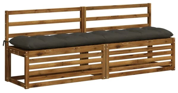 Jastučić za klupu VIANEN 100% poliester Antracit - Antracit 190 x 40 x 12 cm