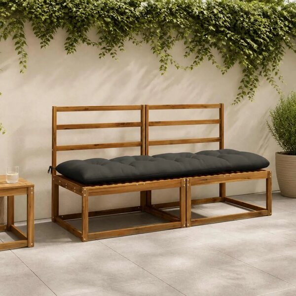 Jastučić za klupu VIANEN 100% poliester Antracit - Antracit 180 x 60 x 12 cm