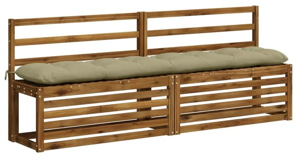 Jastučić za klupu VIANEN 100% poliester Svijetlo zelena - Svijetlo zelena 200 x 30 x 12 cm