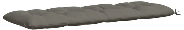Jastučić za klupu VIANEN 100% poliester Siva 180 x 60 x 12 cm - Siva 180 x 60 x 12 cm