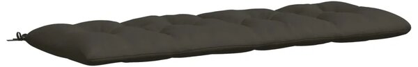 Jastučić za klupu VIANEN 100% poliester Antracit - Antracit 180 x 60 x 12 cm
