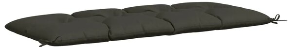 Jastučić za klupu VIANEN 100% poliester Antracit - Antracit 160 x 60 x 12 cm