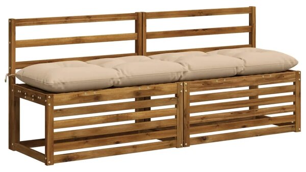 Jastučić za klupu VIANEN 100% poliester Krem 160 x 40 x 12 cm - Krem 160 x 40 x 12 cm