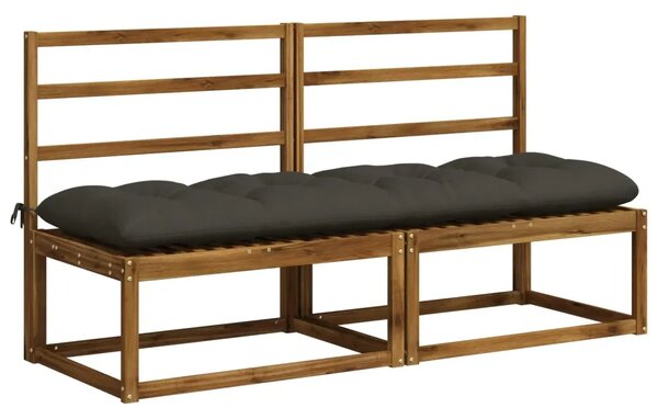Jastučić za klupu VIANEN 100% poliester Antracit - Antracit 170 x 50 x 12 cm