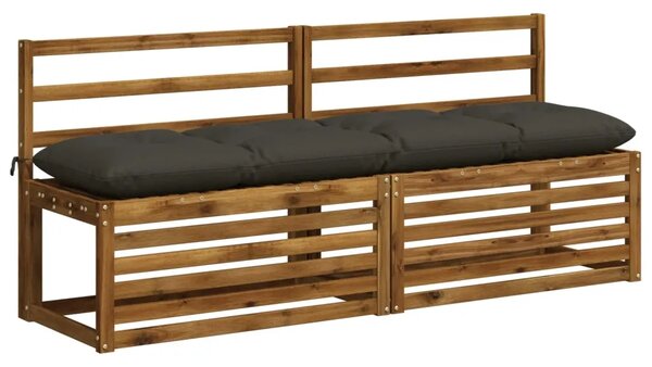 Jastučić za klupu VIANEN 100% poliester Antracit - Antracit 170 x 40 x 12 cm