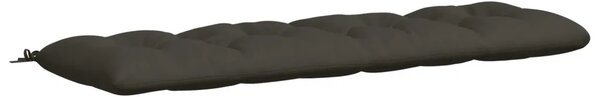 Jastučić za klupu VIANEN 100% poliester Antracit - Antracit 170 x 50 x 12 cm