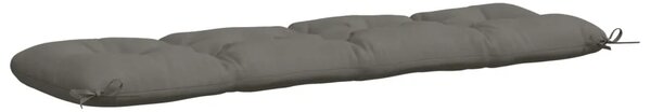 Jastučić za klupu VIANEN 100% poliester Siva 150 x 40 x 12 cm - Siva 150 x 40 x 12 cm