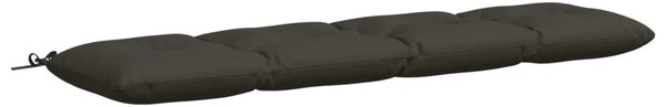 Jastučić za klupu VIANEN 100% poliester Antracit - Antracit 170 x 40 x 12 cm