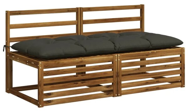 Jastučić za klupu VIANEN 100% poliester Antracit - Antracit 160 x 60 x 12 cm