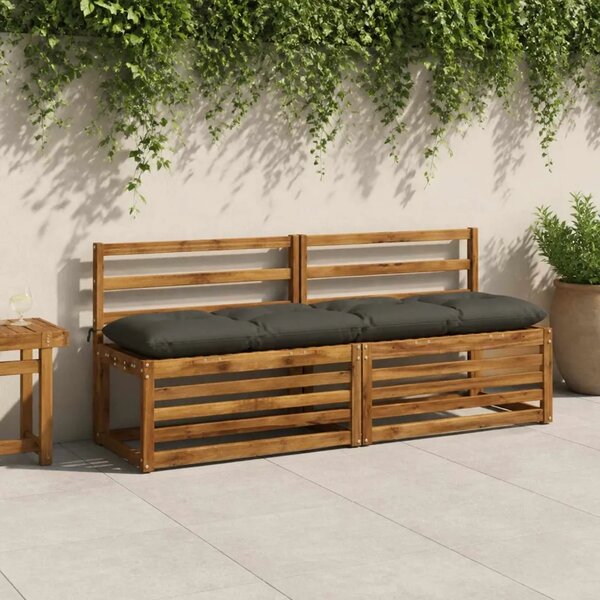 Jastučić za klupu VIANEN 100% poliester Antracit - Antracit 170 x 40 x 12 cm