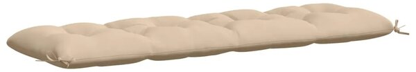 Jastučići za klupe VIANEN 2 kom. 100% poliester Krem - Krem 160 x 50 x 12 cm