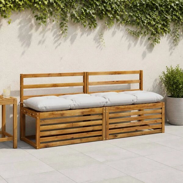 Jastučić za klupu VIANEN 100% poliester Bijela 160 x 40 x 12 cm - Bijela 160 x 40 x 12 cm