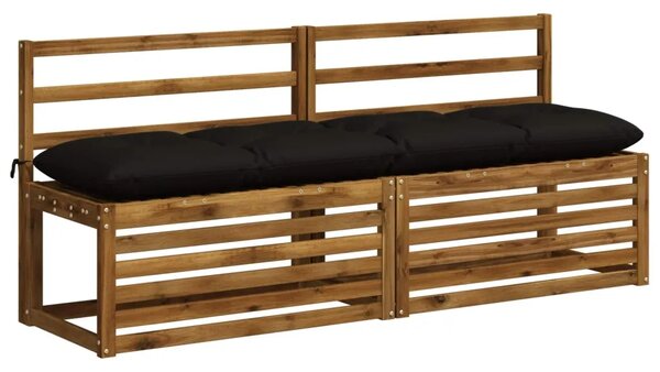 Jastučić za klupu VIANEN 100% poliester Crna 160 x 40 x 12 cm - Crna 160 x 40 x 12 cm